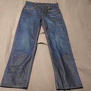 G-Star Dark Blue Men's Straight Jeans